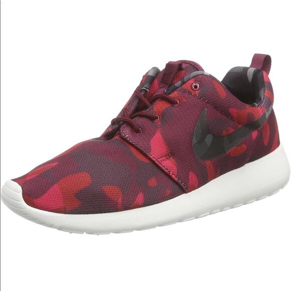 Nike Roshe Run One red camouflage print running sneaker size 7 athletic - Picture 8 of 8